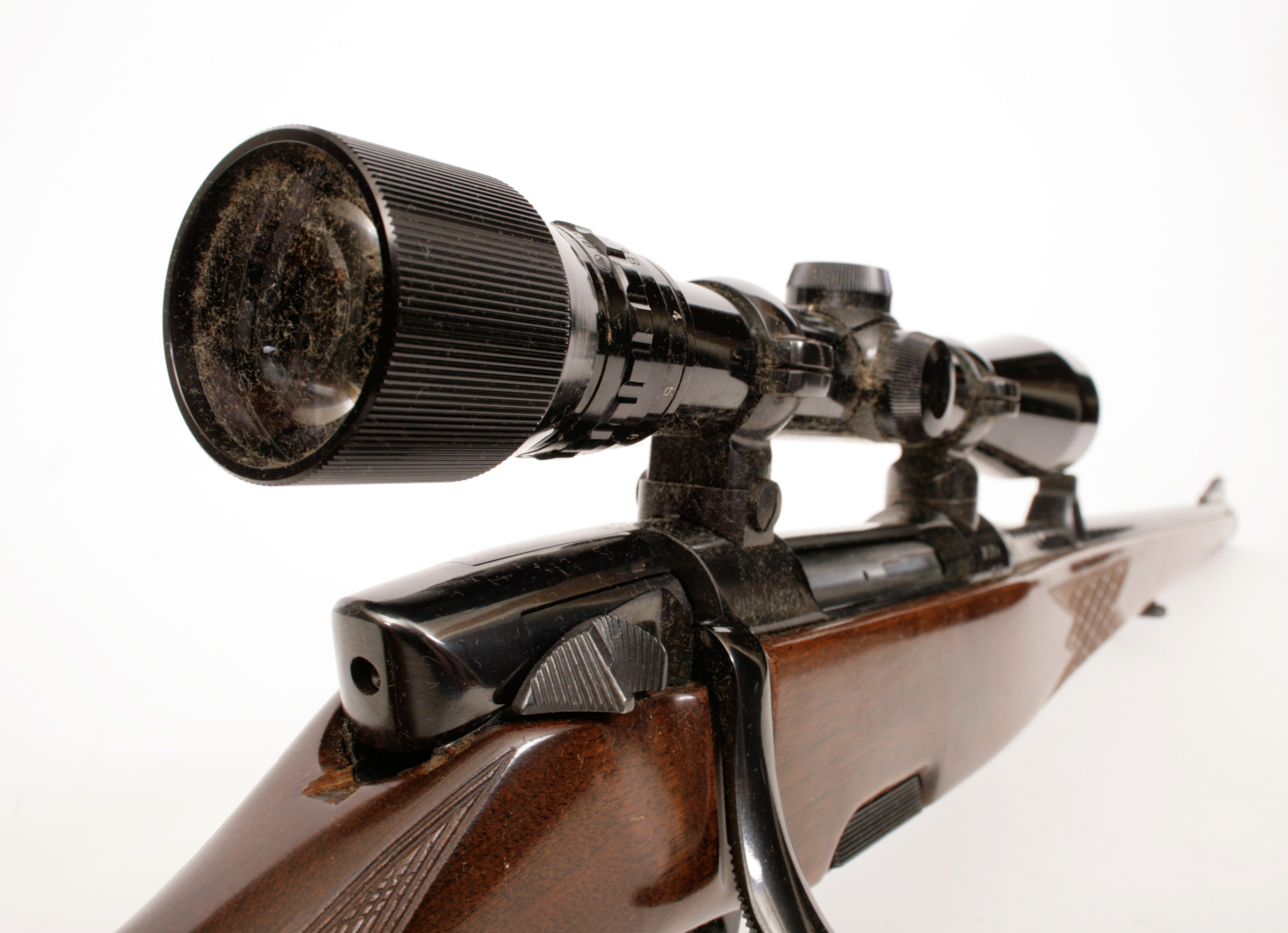 Steyr Mannlicher Model M 30-06 Hunting Rifle With Scope in Case