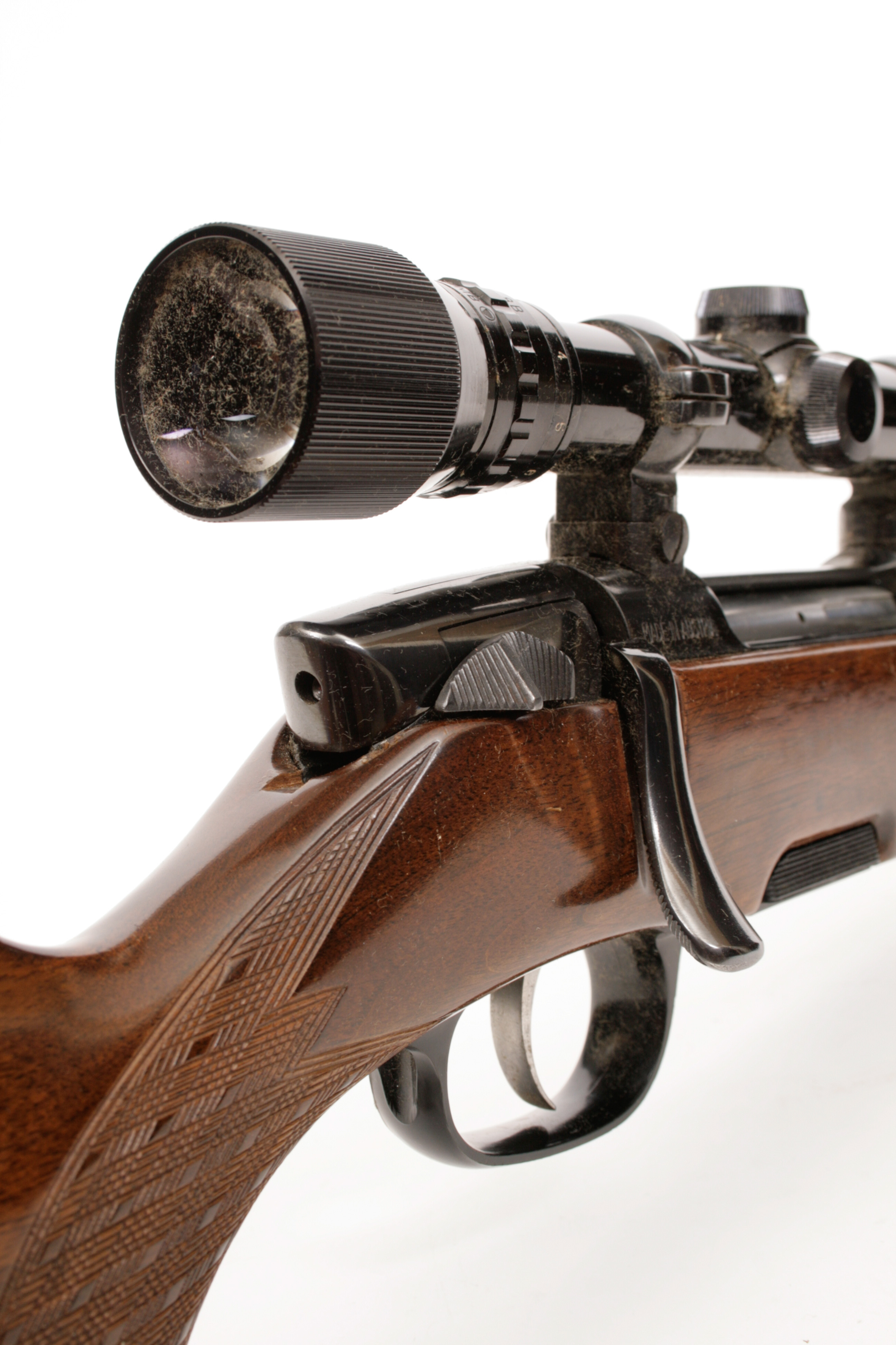 Steyr Mannlicher Model M 30-06 Hunting Rifle With Scope in Case