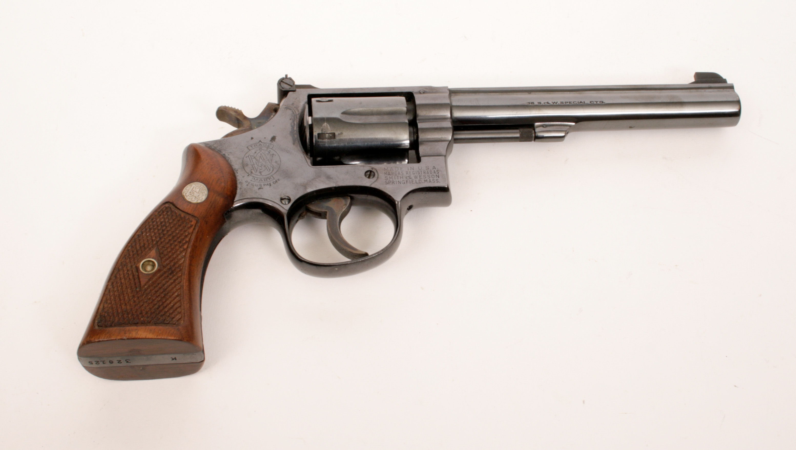 1958 Smith and Wesson Model 10 Revolver with 6” barrel