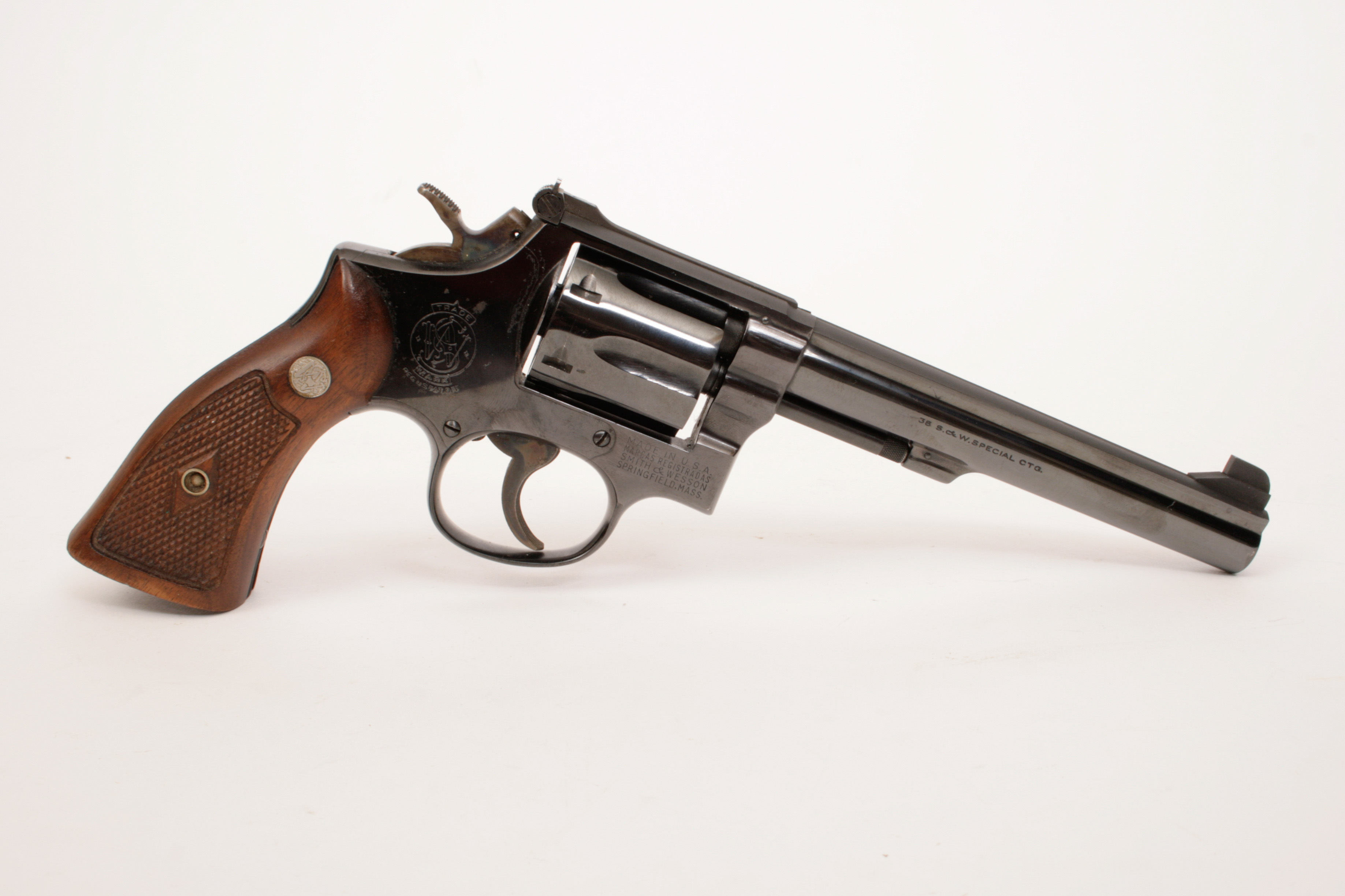 1958 Smith and Wesson Model 10 Revolver with 6” barrel