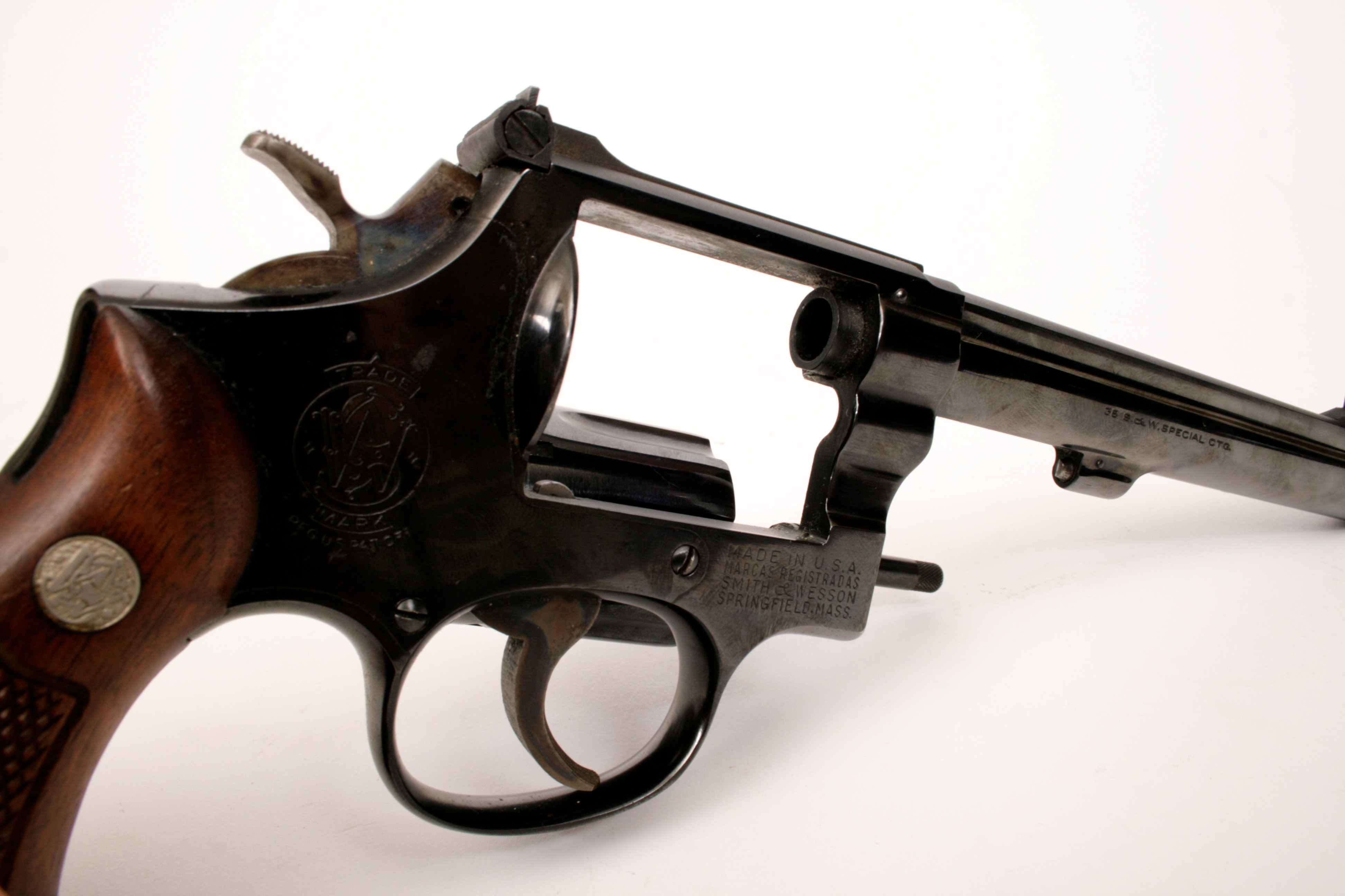 1958 Smith and Wesson Model 10 Revolver with 6” barrel