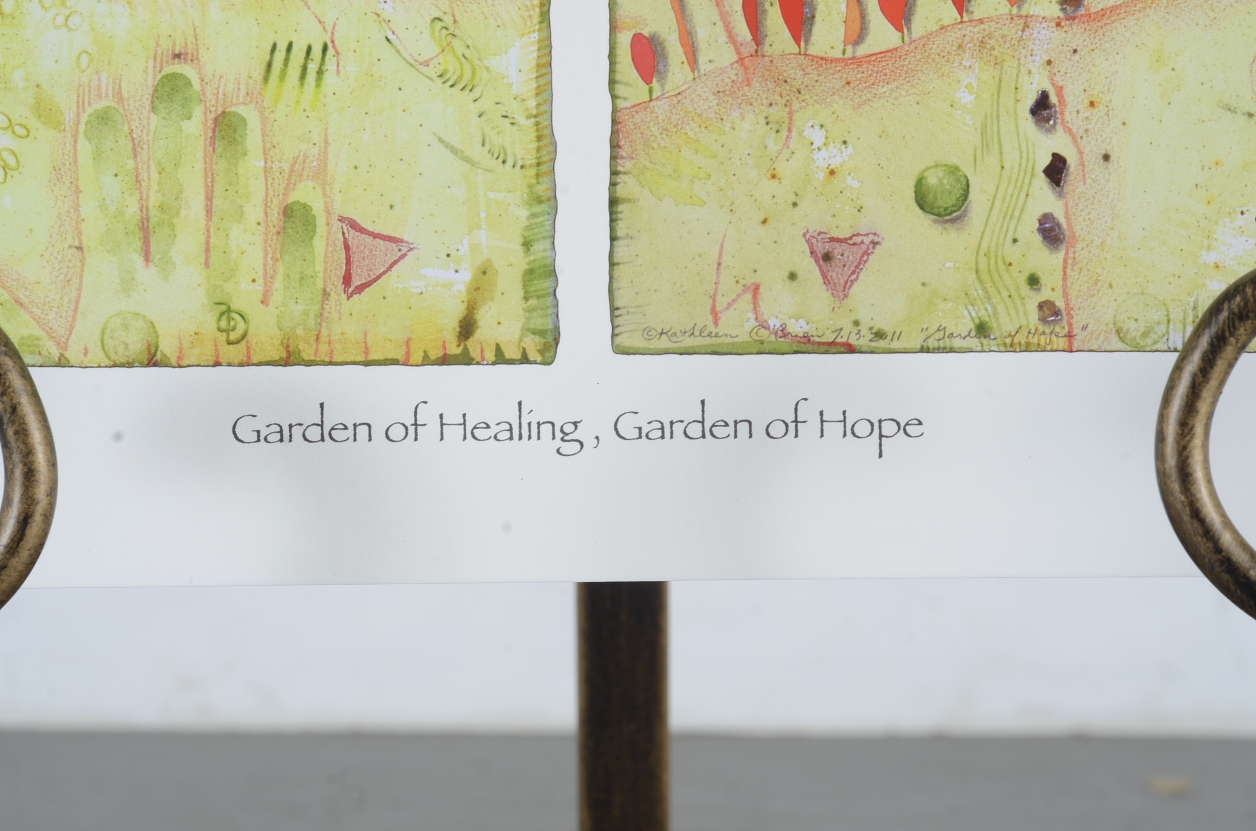 Kathleen O'Brien "Garden of Healing, Garden of Hope" Lithograph