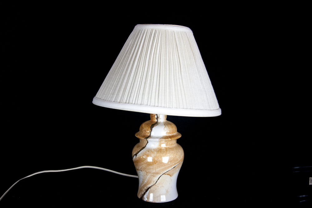 Vintage Lustreware Table Lamp