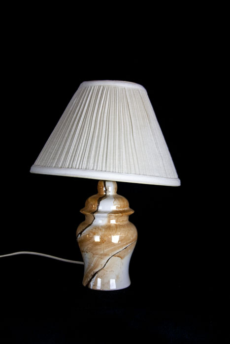 Vintage Lustreware Table Lamp