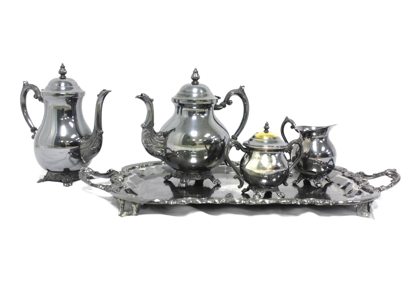 Rogers Silverplate Tea and Coffee Service Set