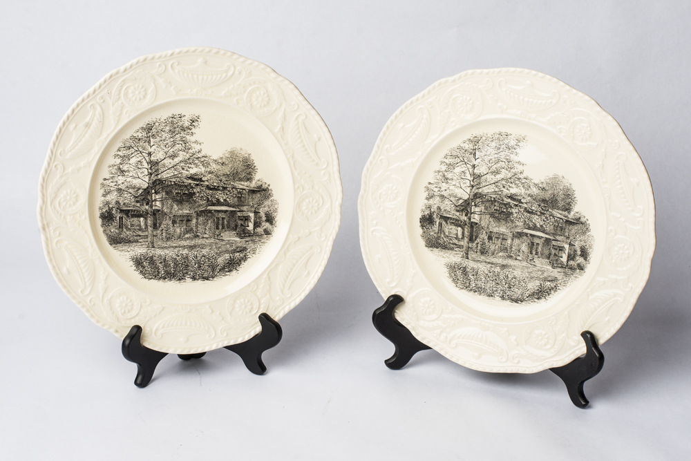 Pair of Adam Antique by Steubenville China Plates
