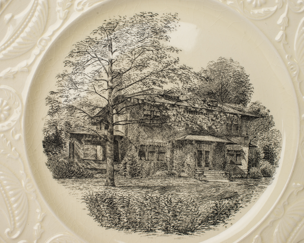 Pair of Adam Antique by Steubenville China Plates