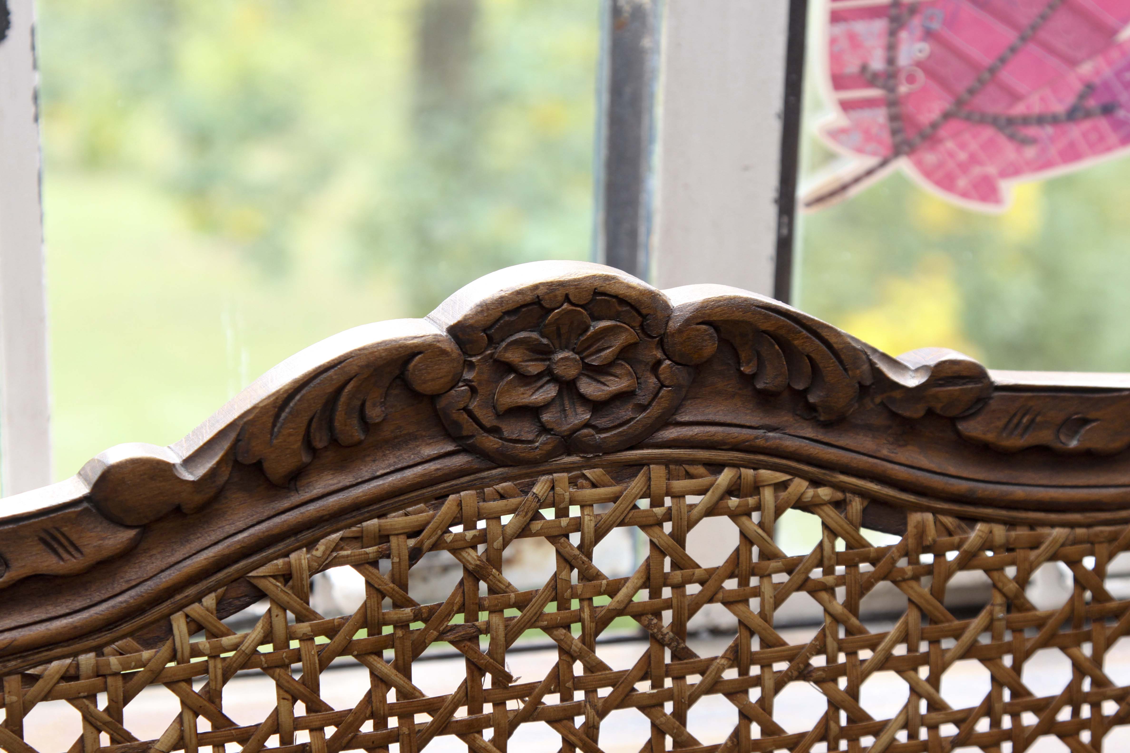 Ladies' Antique French Writing Desk and Chair