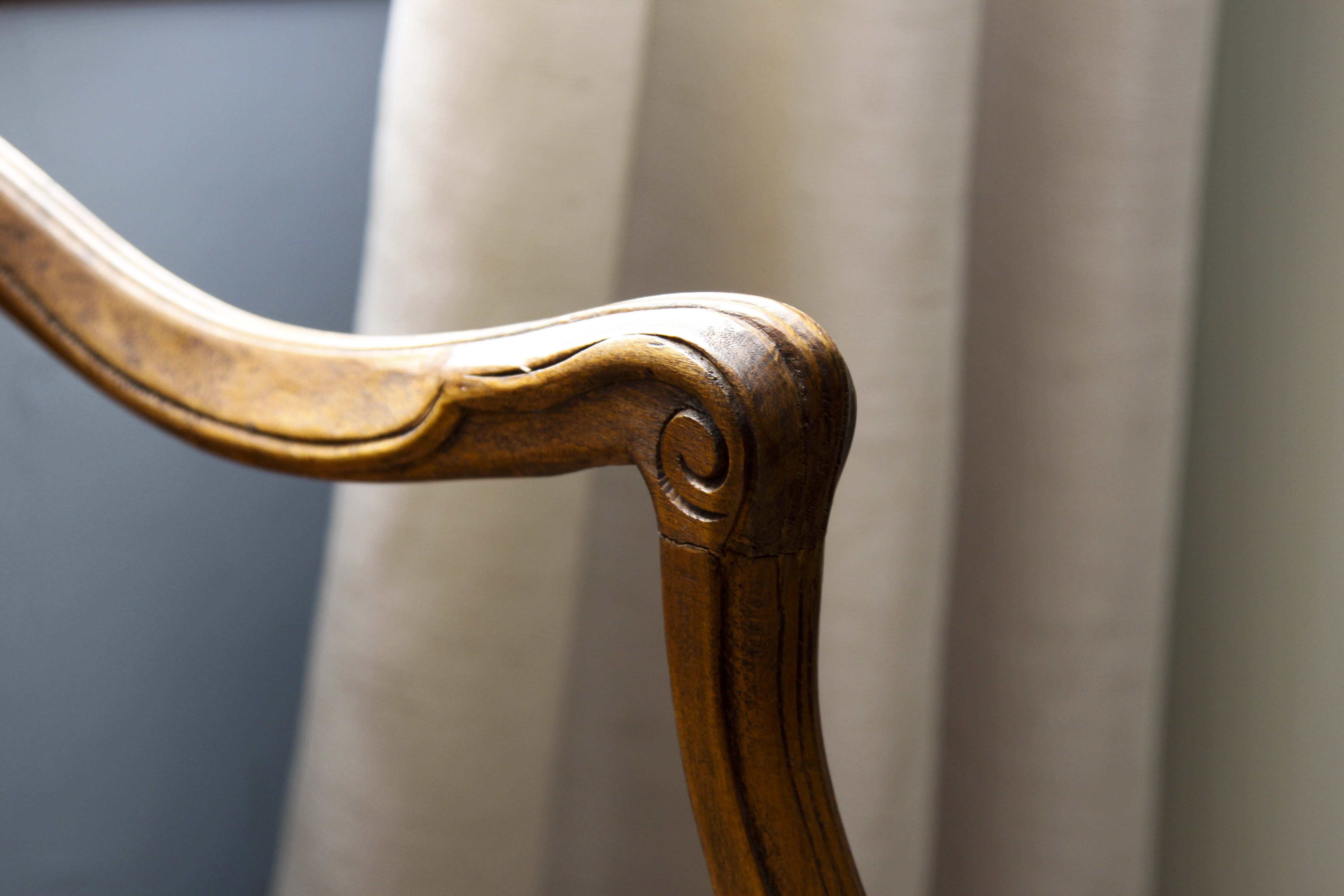 Ladies' Antique French Writing Desk and Chair