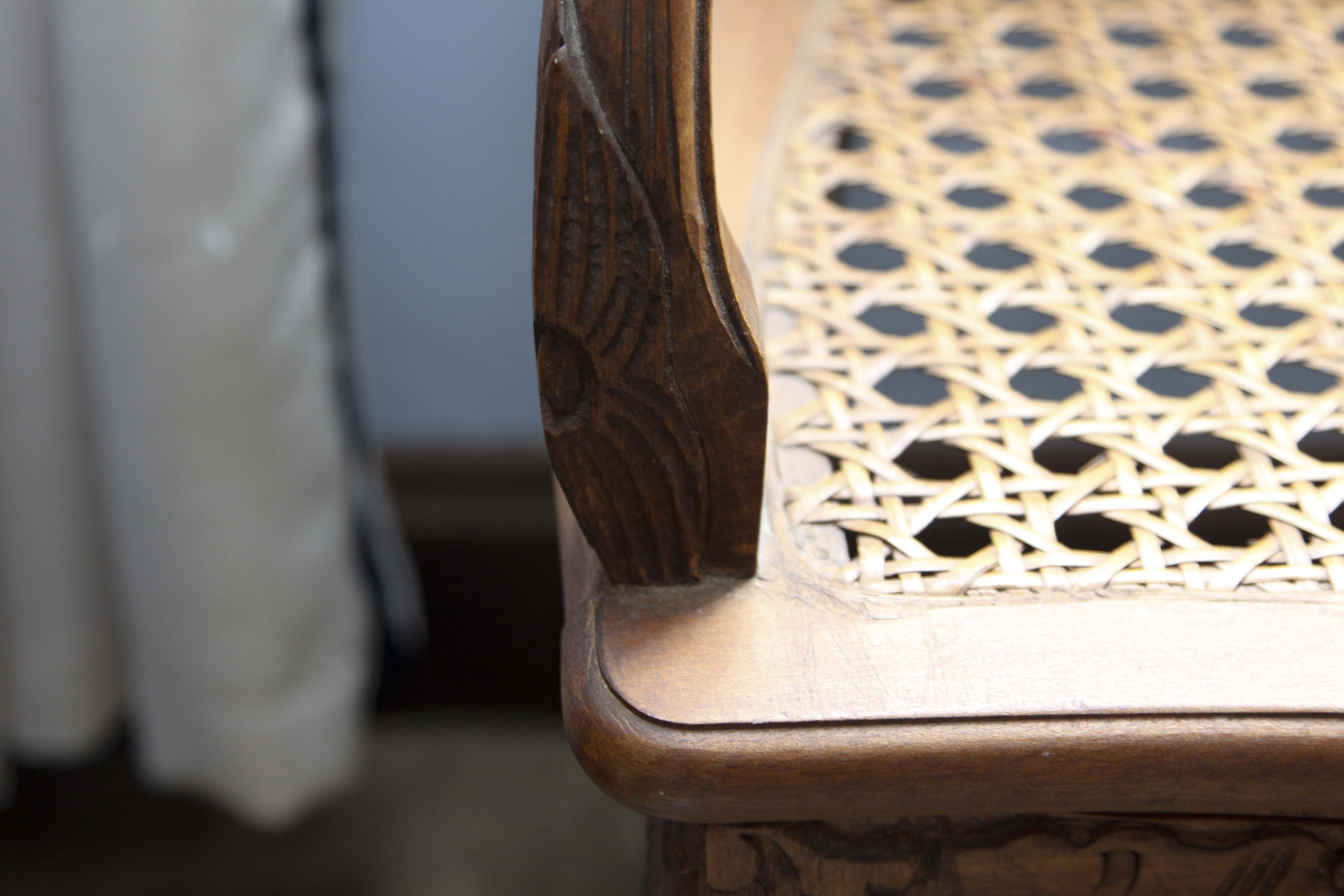 Ladies' Antique French Writing Desk and Chair