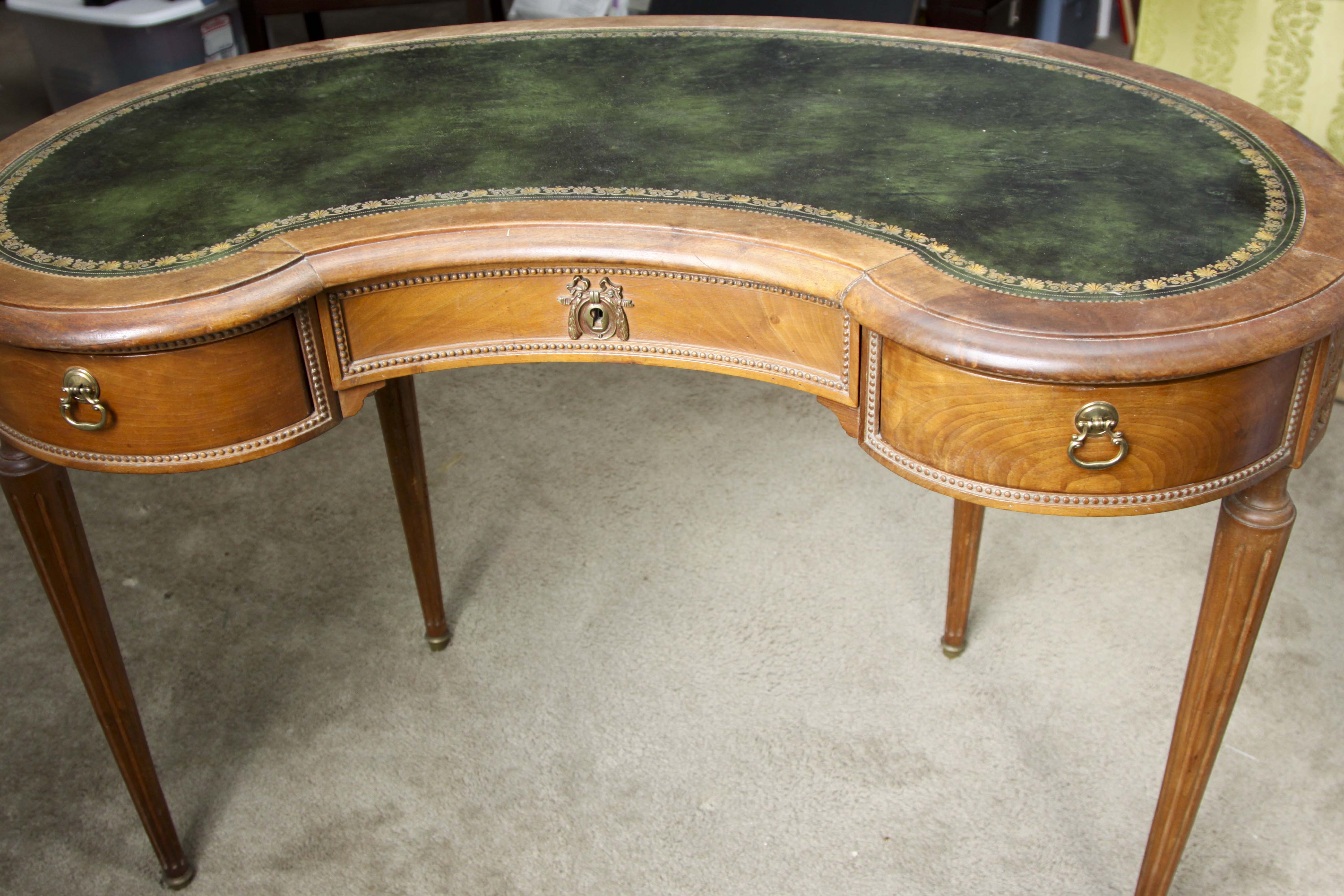 Ladies' Antique French Writing Desk and Chair