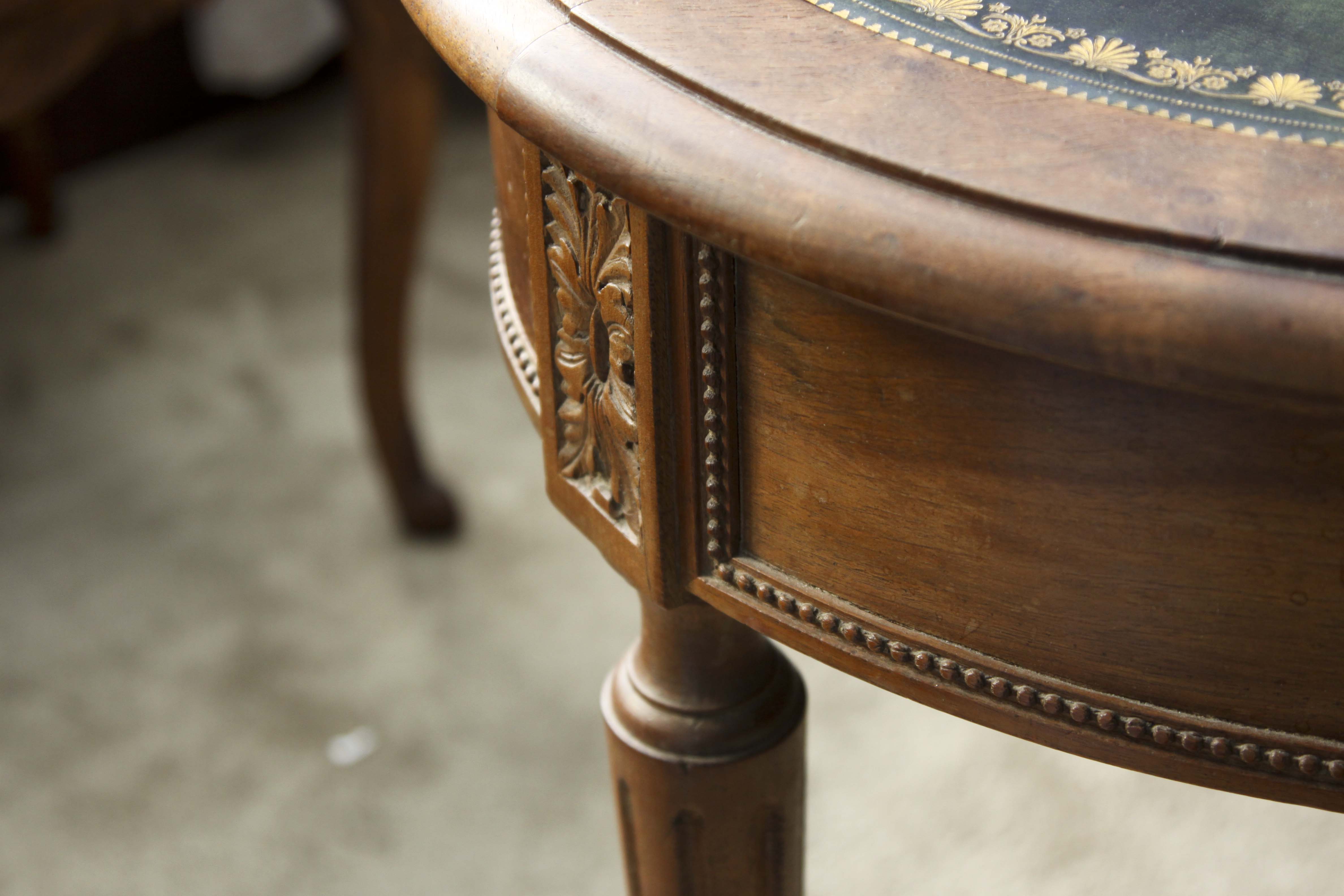Ladies' Antique French Writing Desk and Chair