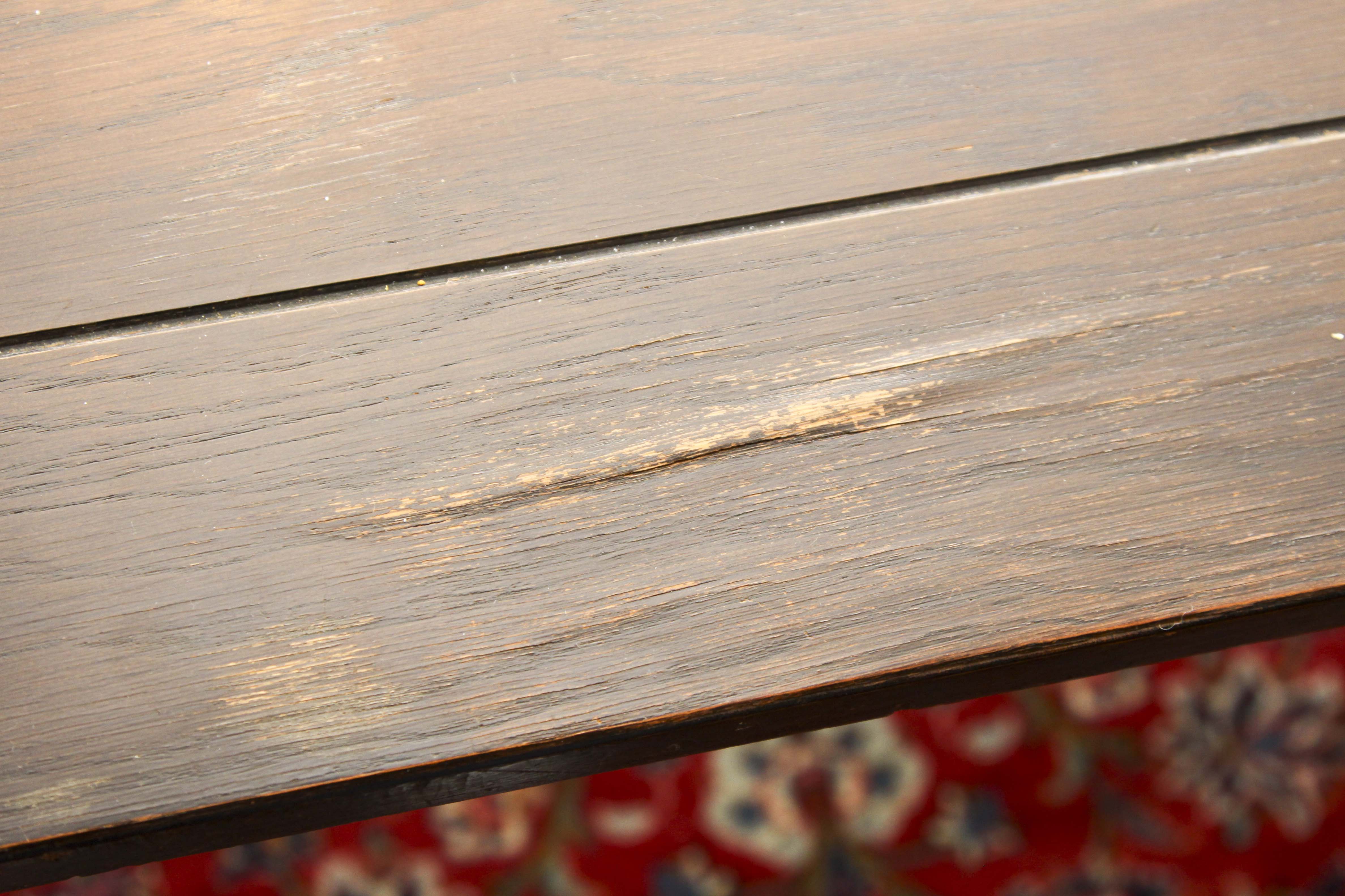 Jacobean Revival Style Dining Table and Five Chairs