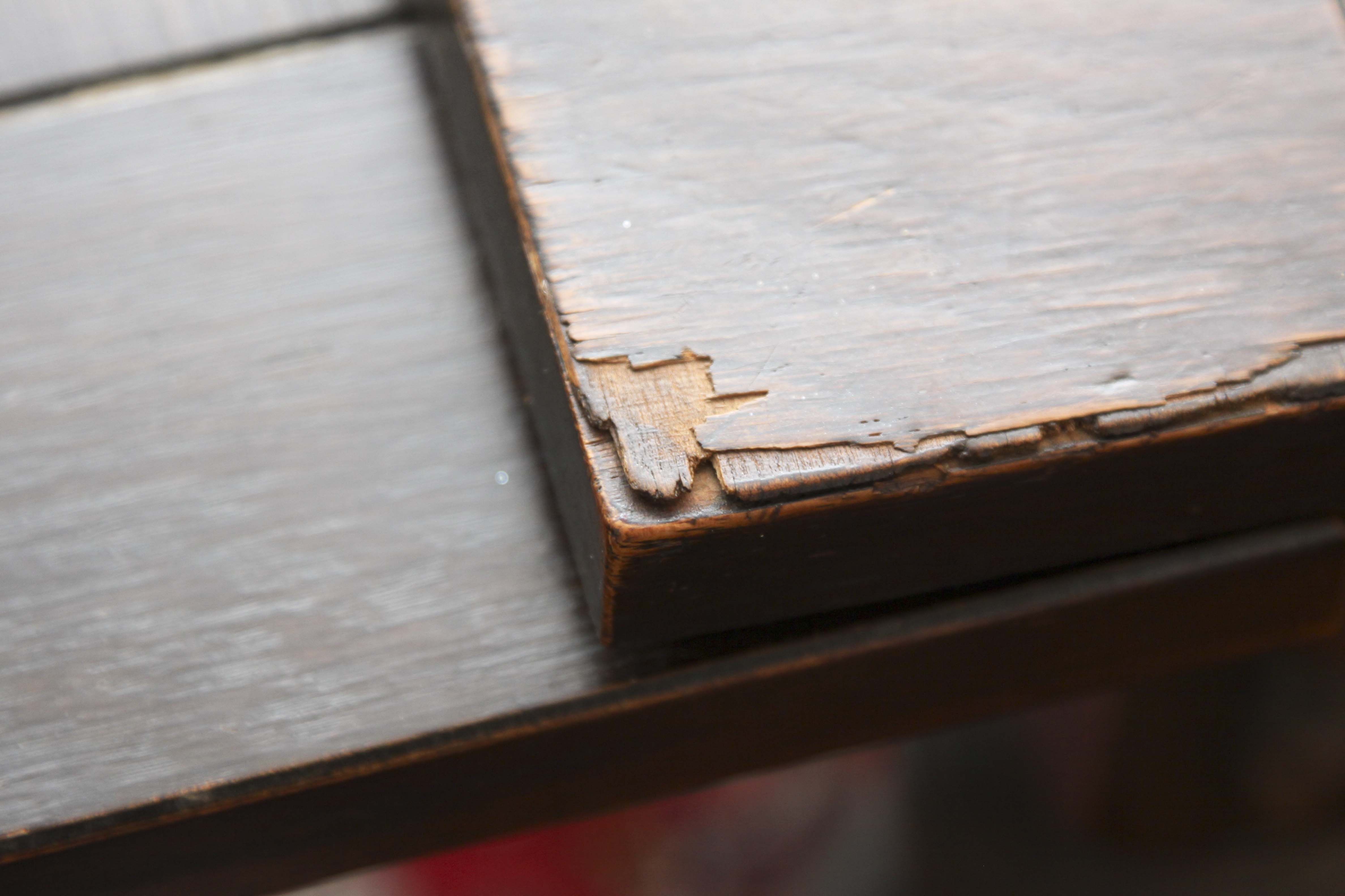 Jacobean Revival Style Dining Table and Five Chairs