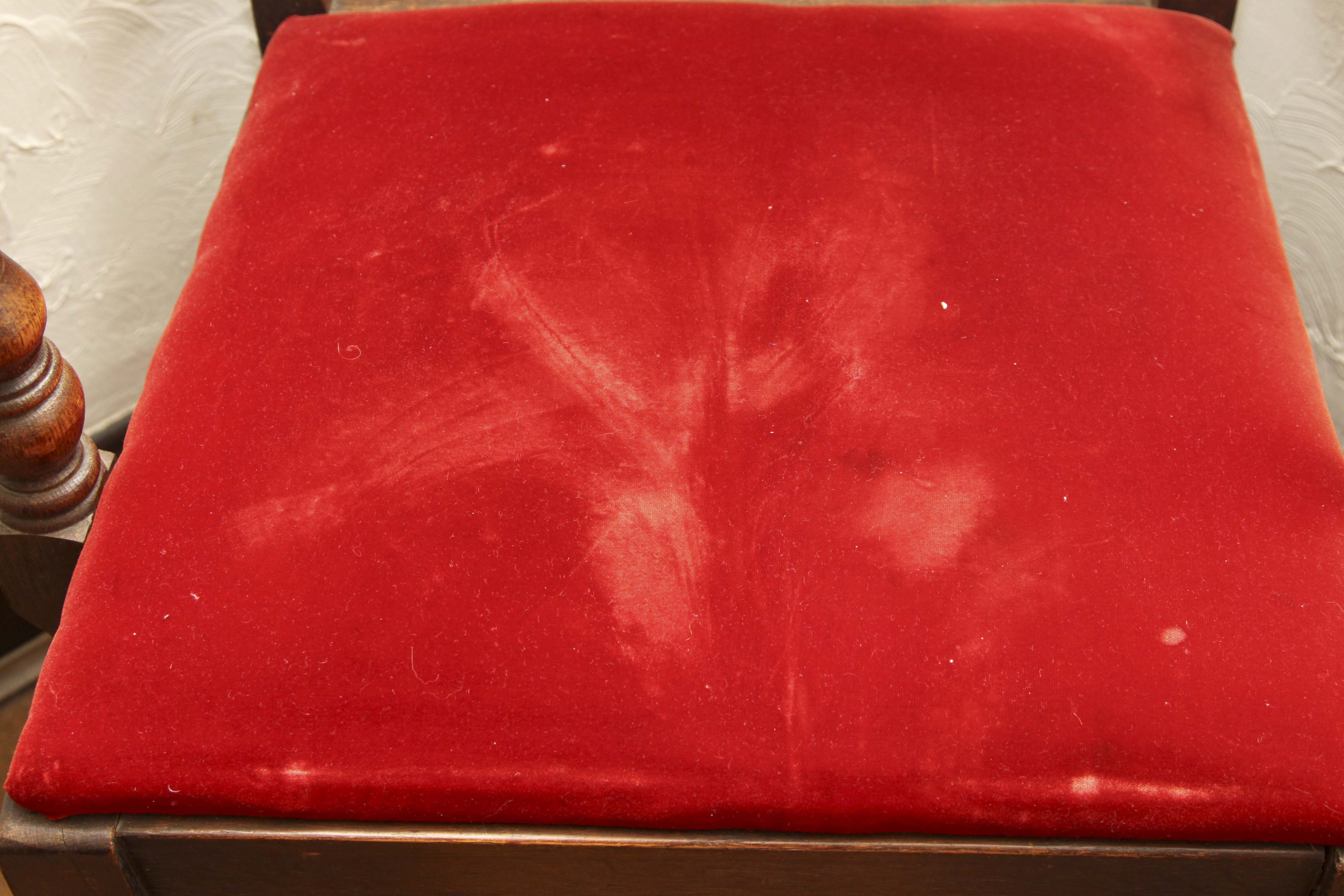 Jacobean Revival Style Dining Table and Five Chairs