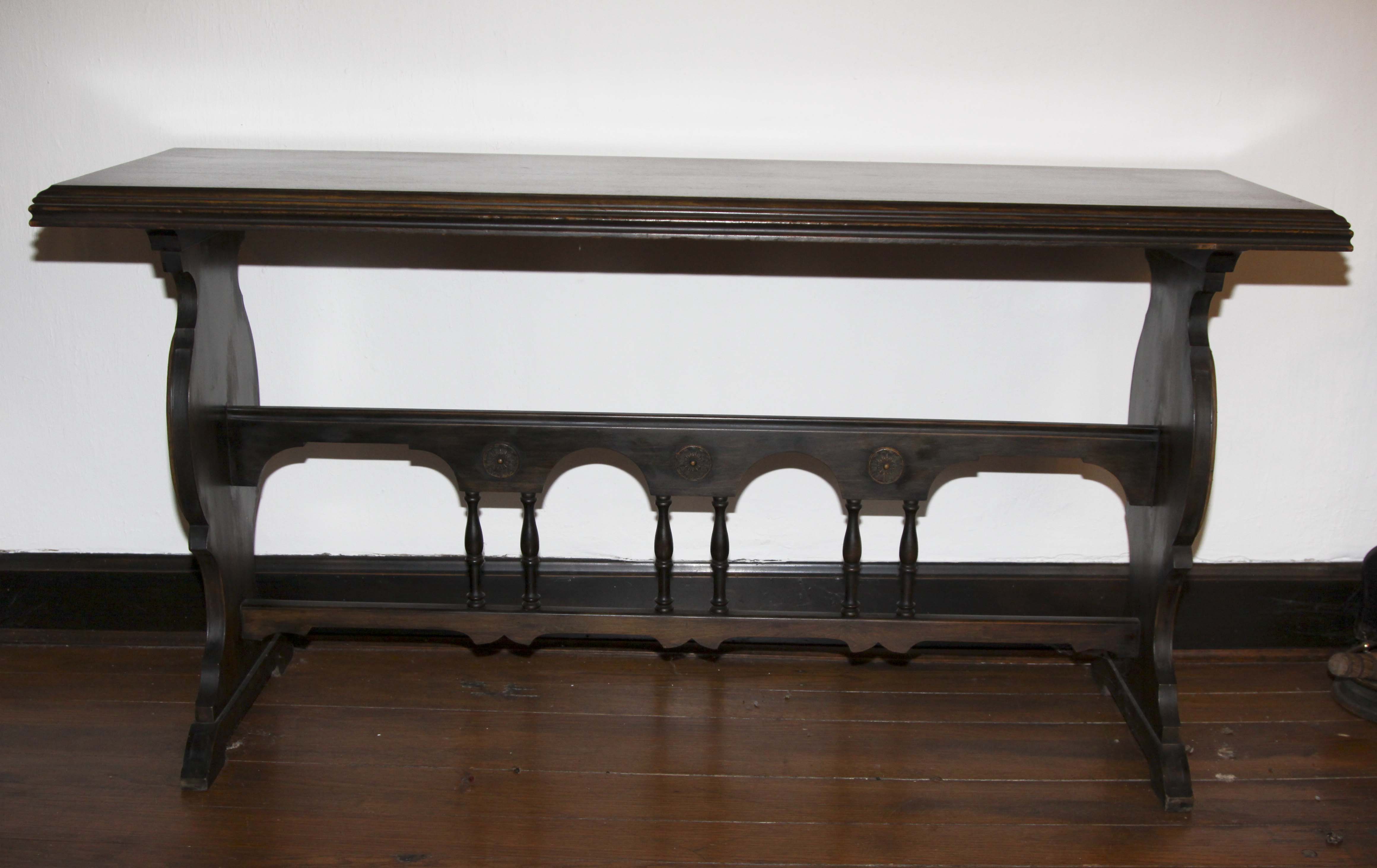 Antique Mahogany Wood Altar Table