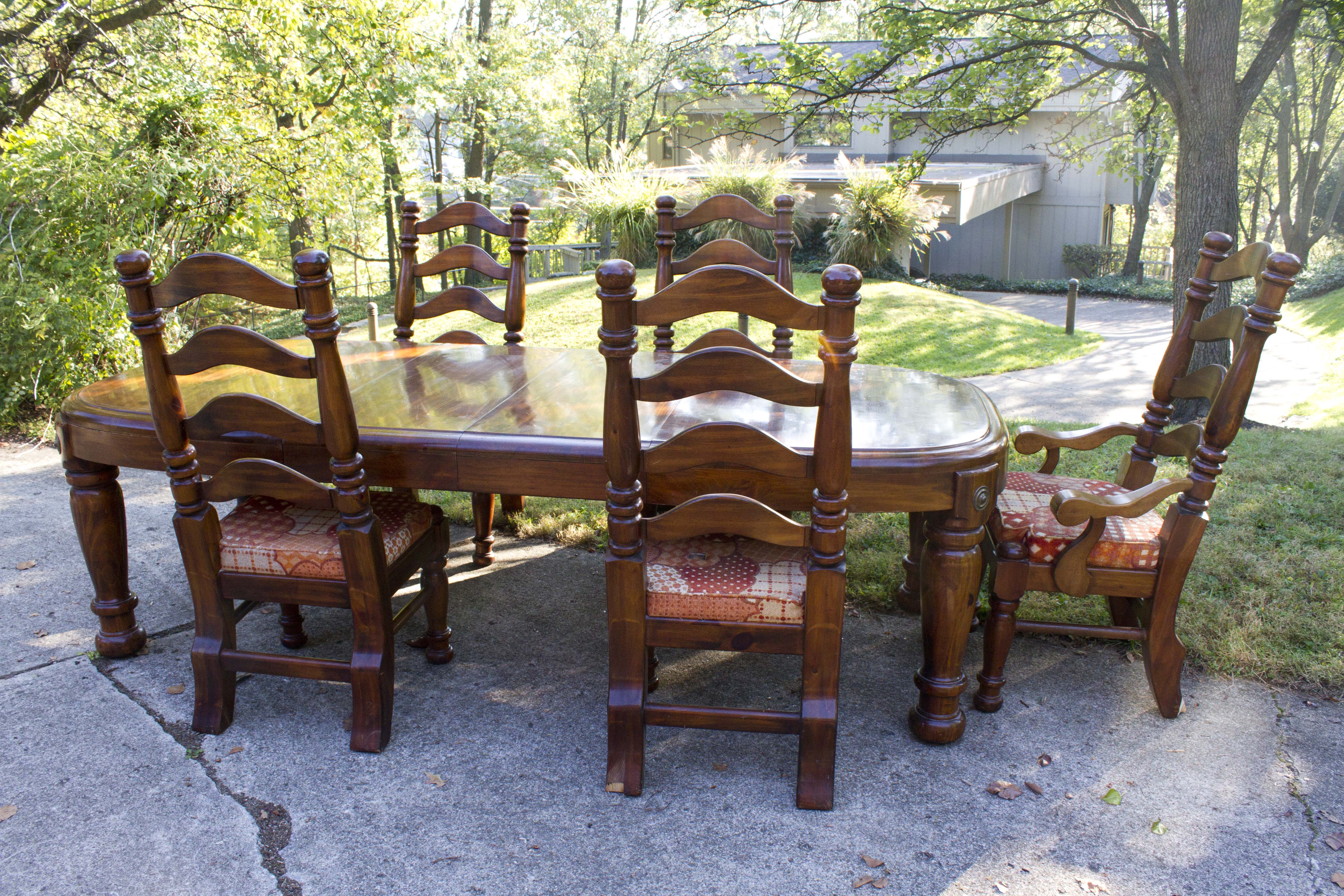 1970s Paul Bunyan Dining Set