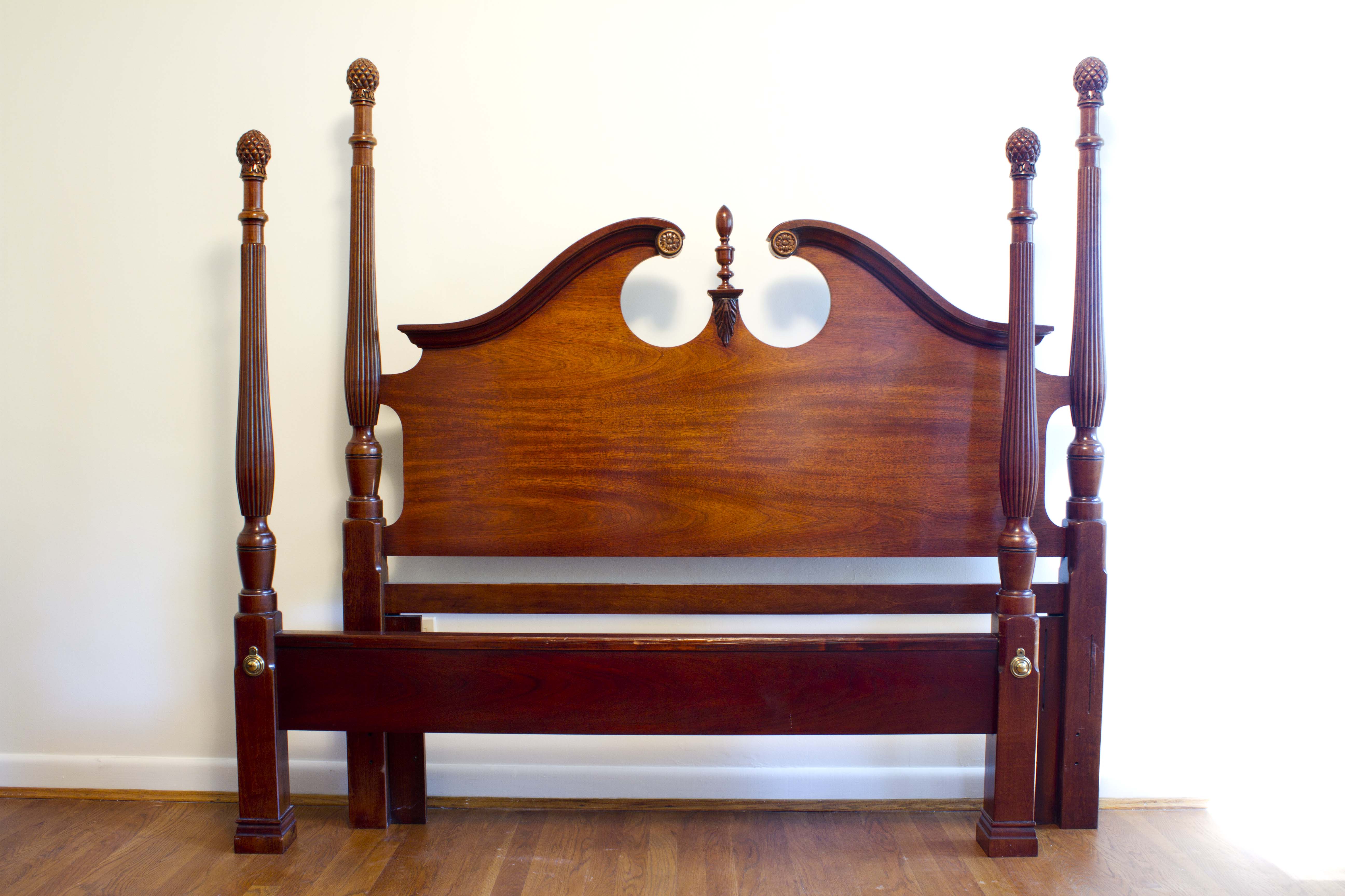 Cherry Wood Bed Frame