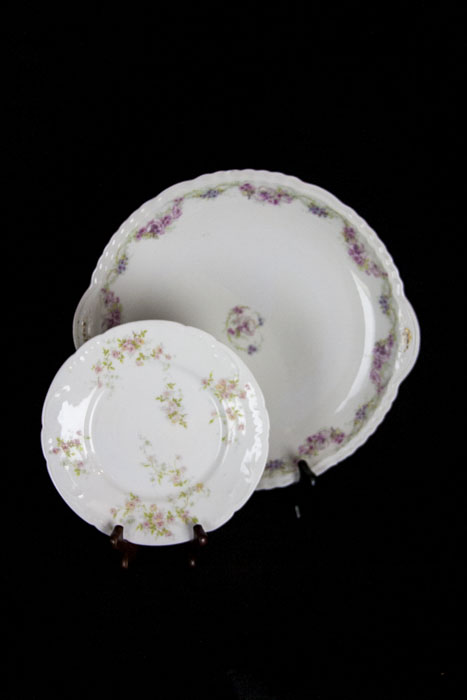 Pair Serving Plates including a Limoges