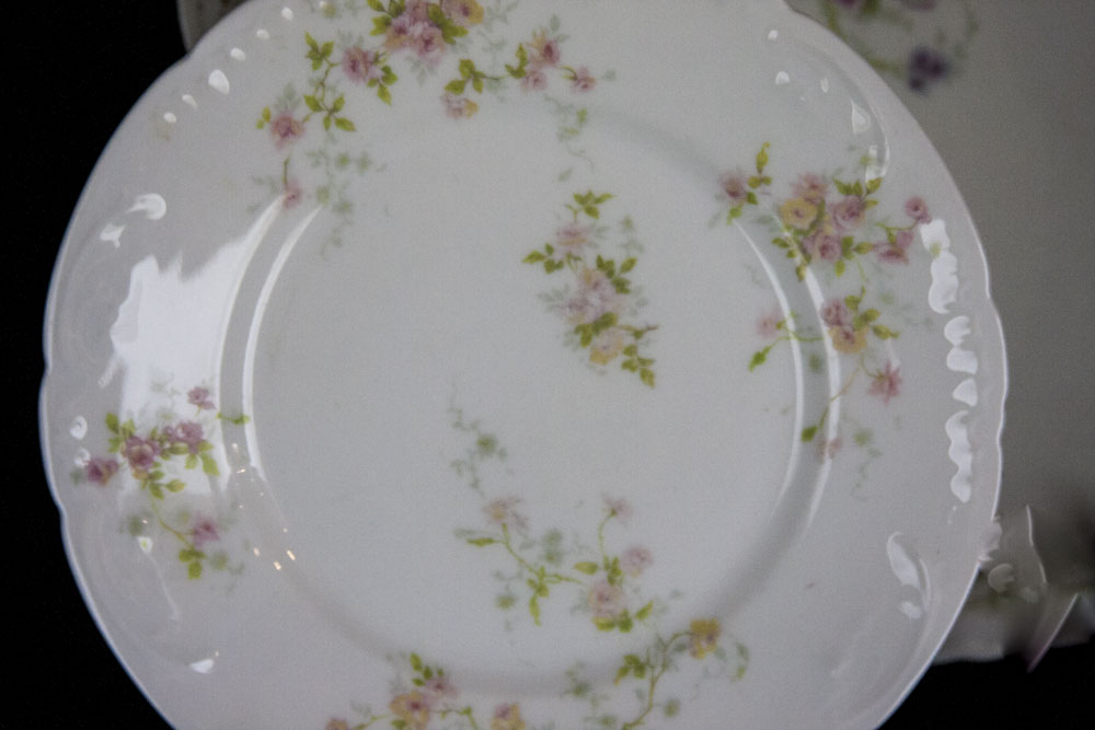 Pair Serving Plates including a Limoges