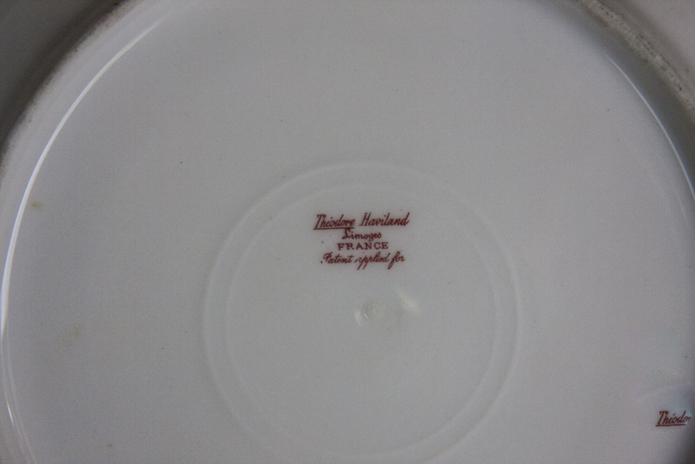 Pair Serving Plates including a Limoges