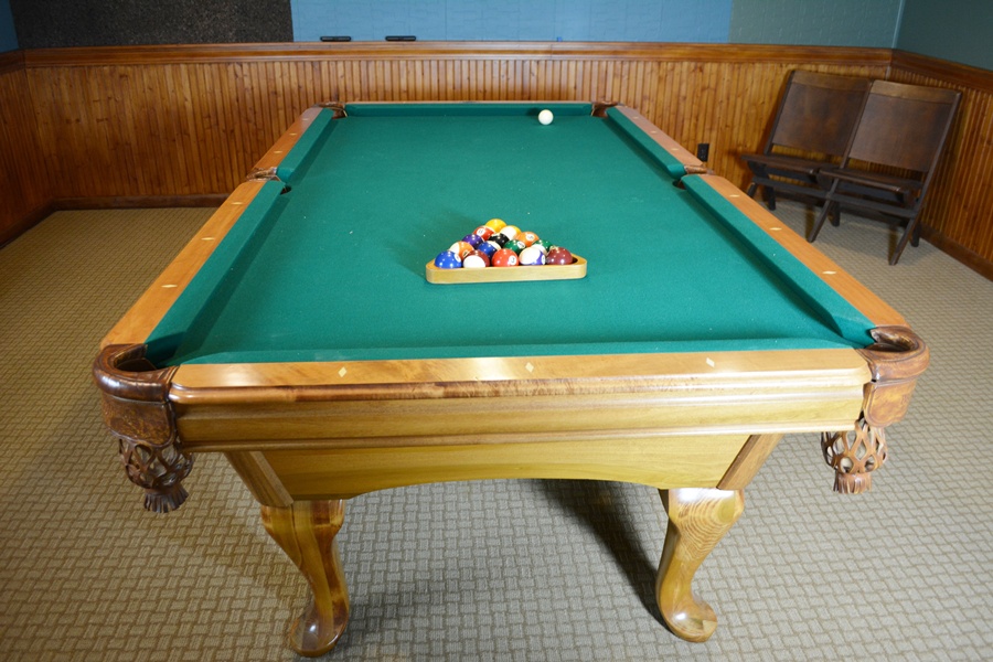 AMF PlayMaster Fairfax Billiard Table and Cue Sticks