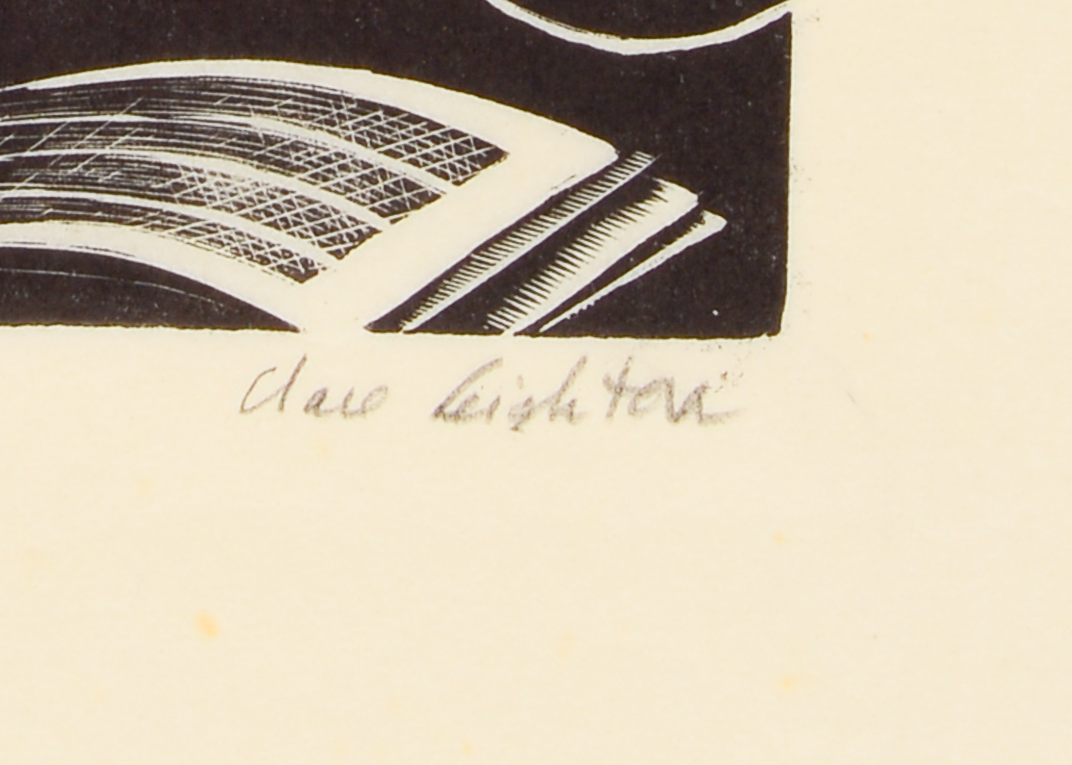 Signed Clare Leighton Engravings "Heathcliff's Grief", "Singing"