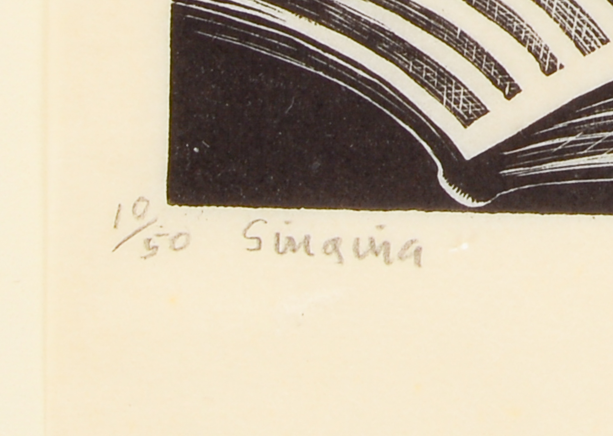 Signed Clare Leighton Engravings "Heathcliff's Grief", "Singing"