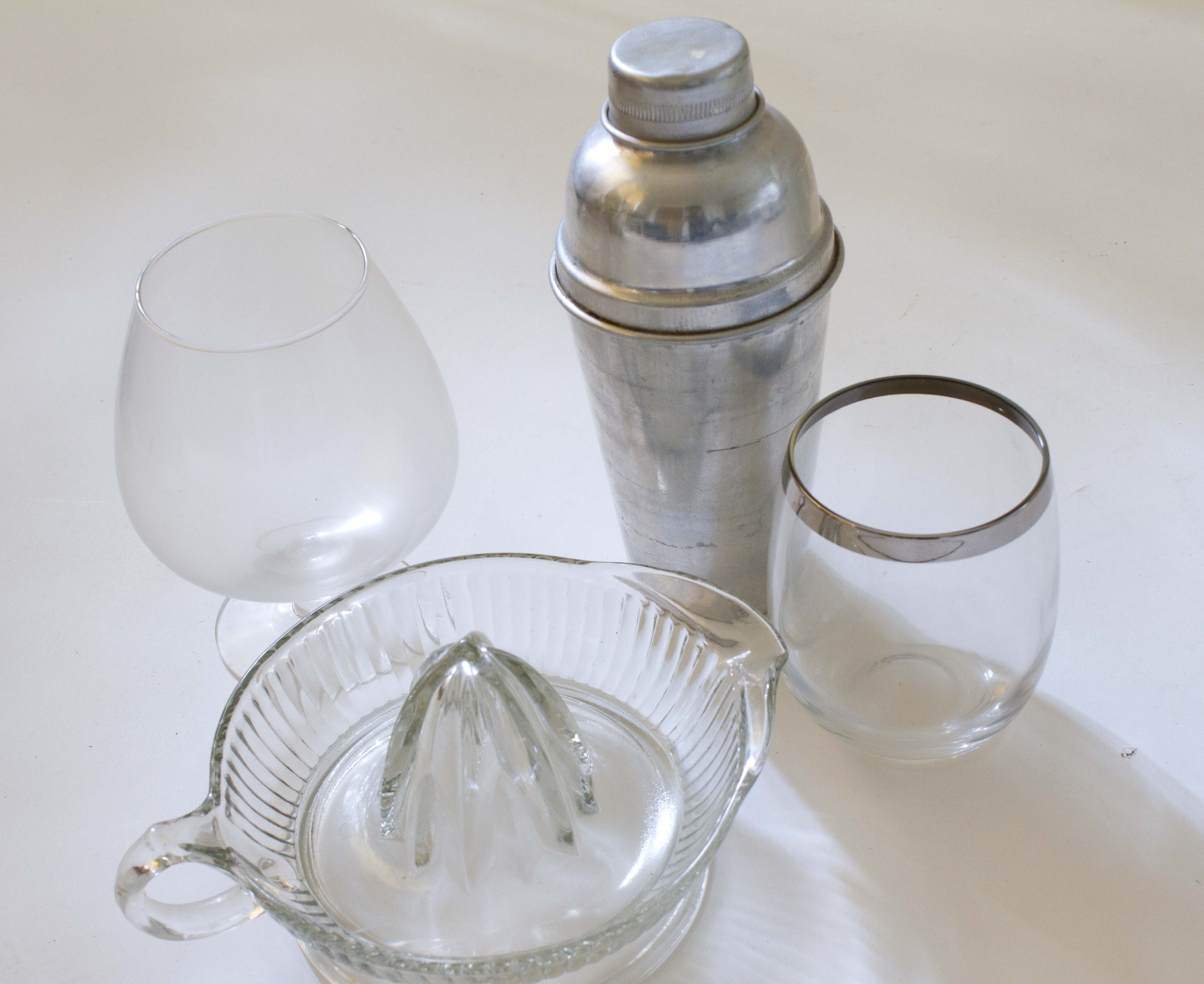 Selection of Barware