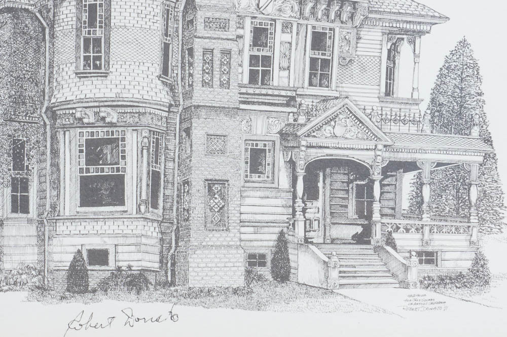 Framed Etching by Robert Donato