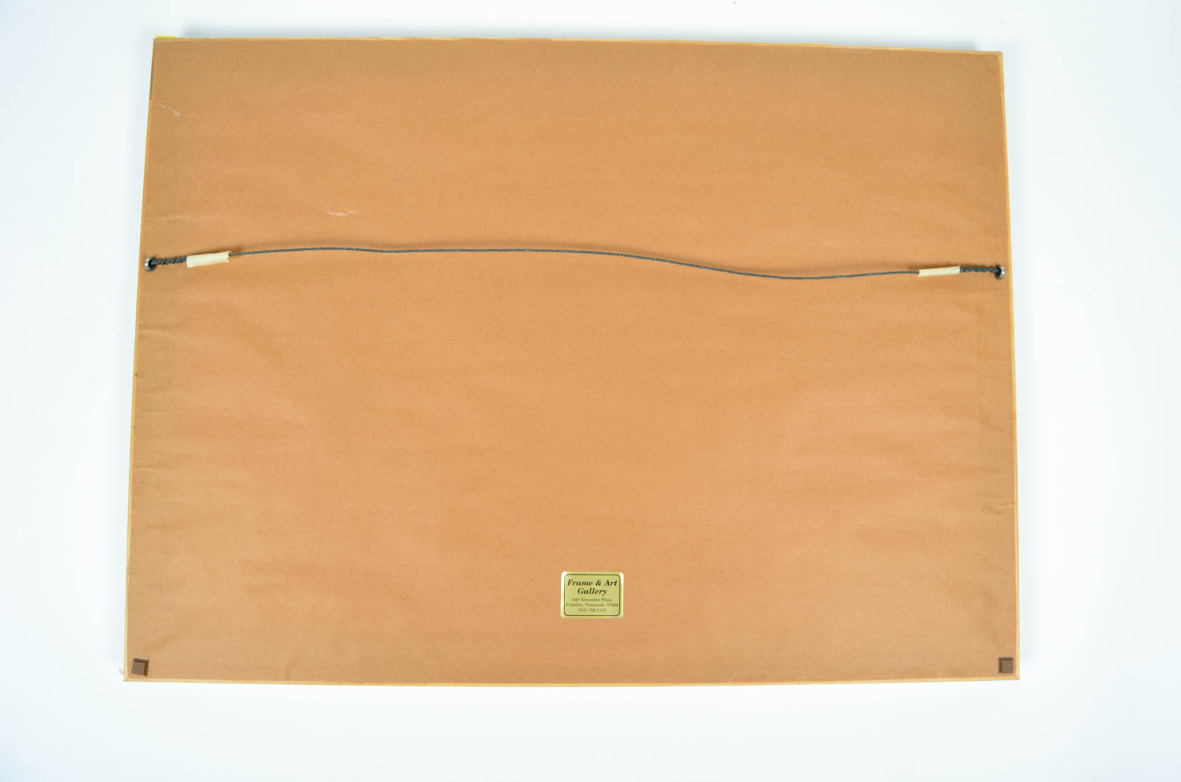 Signed Howard Finster "Story Map of the United States" Lithograph