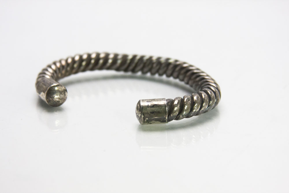 Sterling Twist Cuff Bracelet