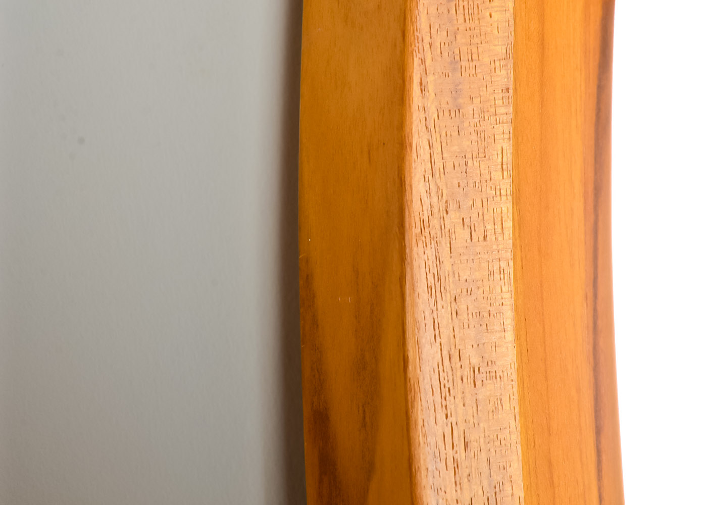 Cherry Wood Oval Mirror