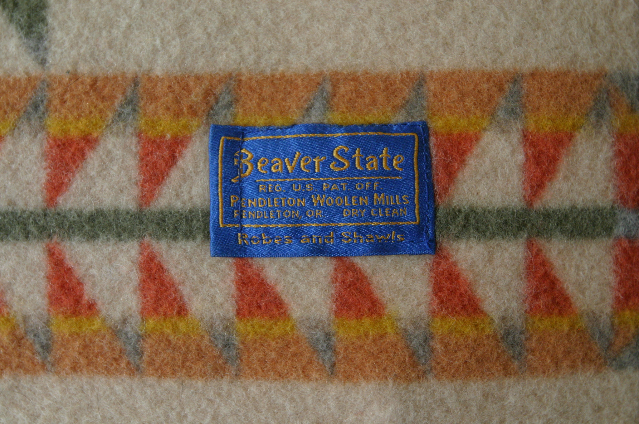 Circa 1972 Pendleton Beaver State "Indian Friendship" Wool Blanket