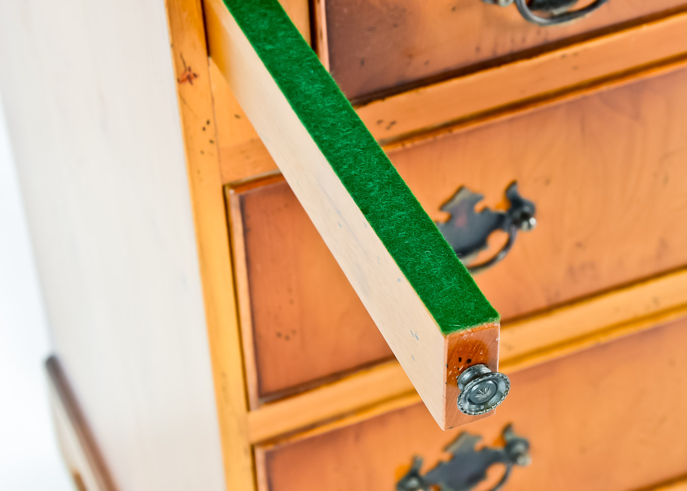 Vintage Oak Secretary Desk by RR English Reproduction Furniture