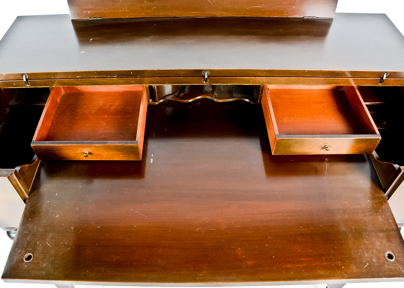 Colonial MFG Co. Solid Mahogany Writing Desk