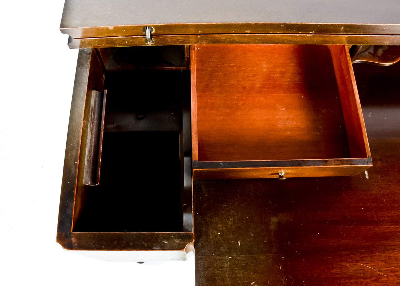 Colonial MFG Co. Solid Mahogany Writing Desk