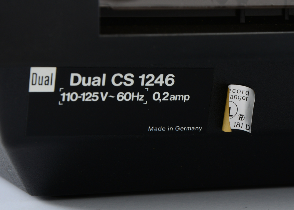 Dual 1246 Turntable