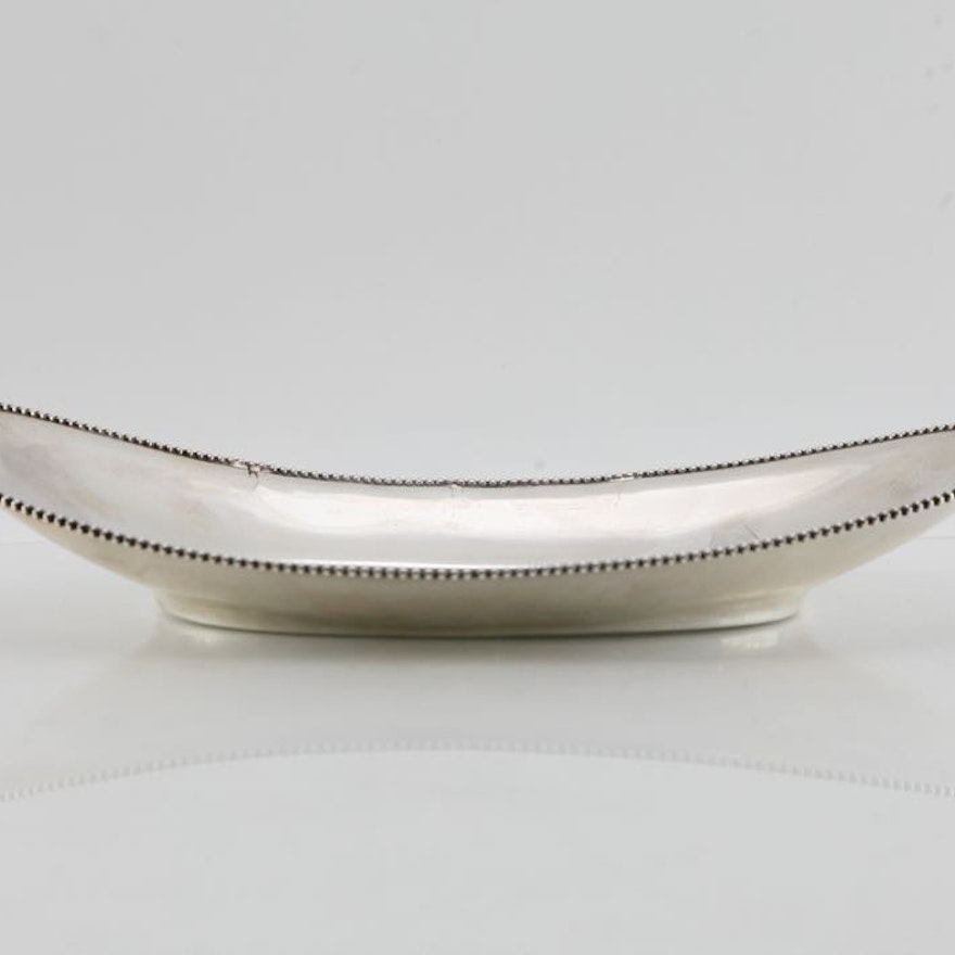 F. M Whiting Sterling Silver Asparagus Bowl