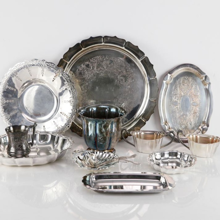 Selection of Silver Plate Serving Ware