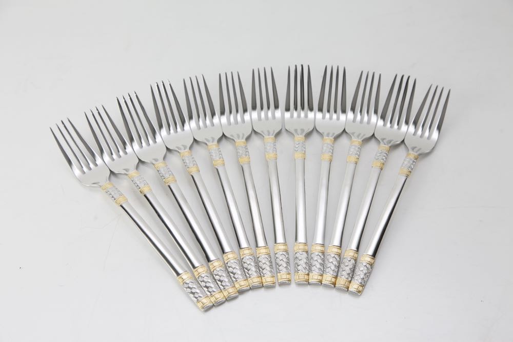 Set of Wallace Stainless Steel Flatware