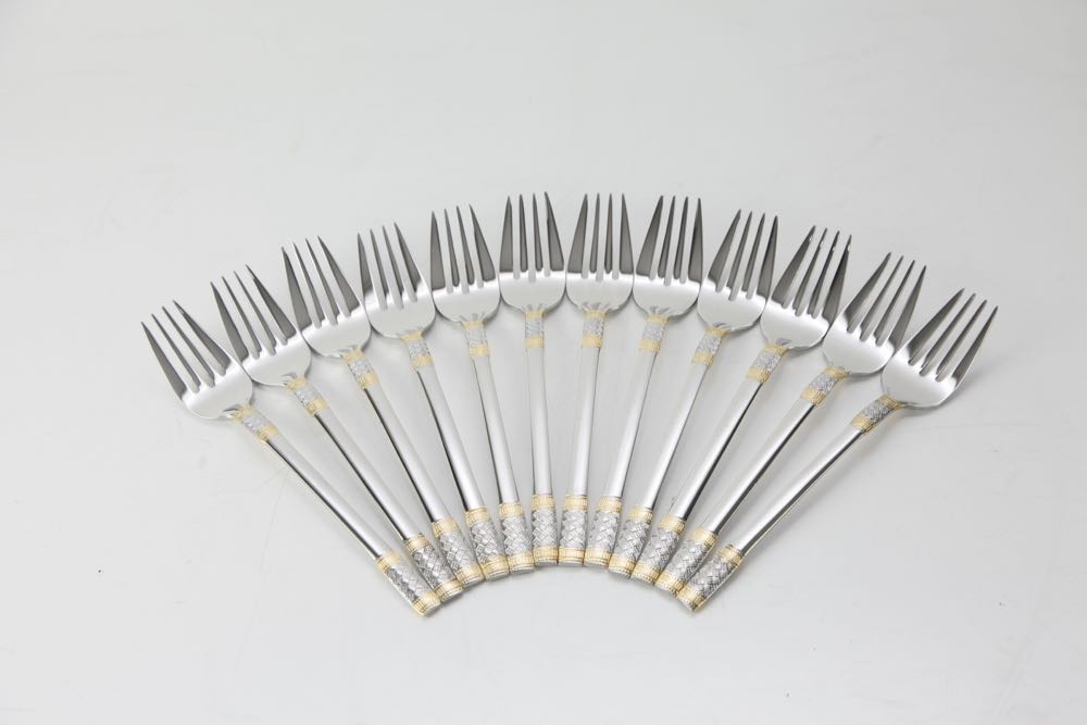 Set of Wallace Stainless Steel Flatware