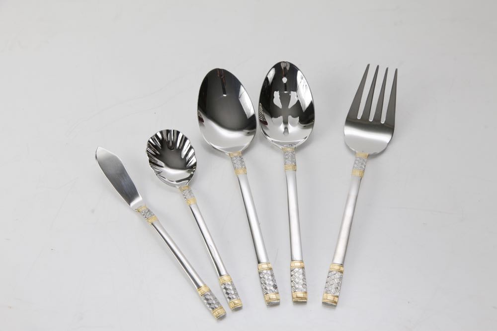 Set of Wallace Stainless Steel Flatware