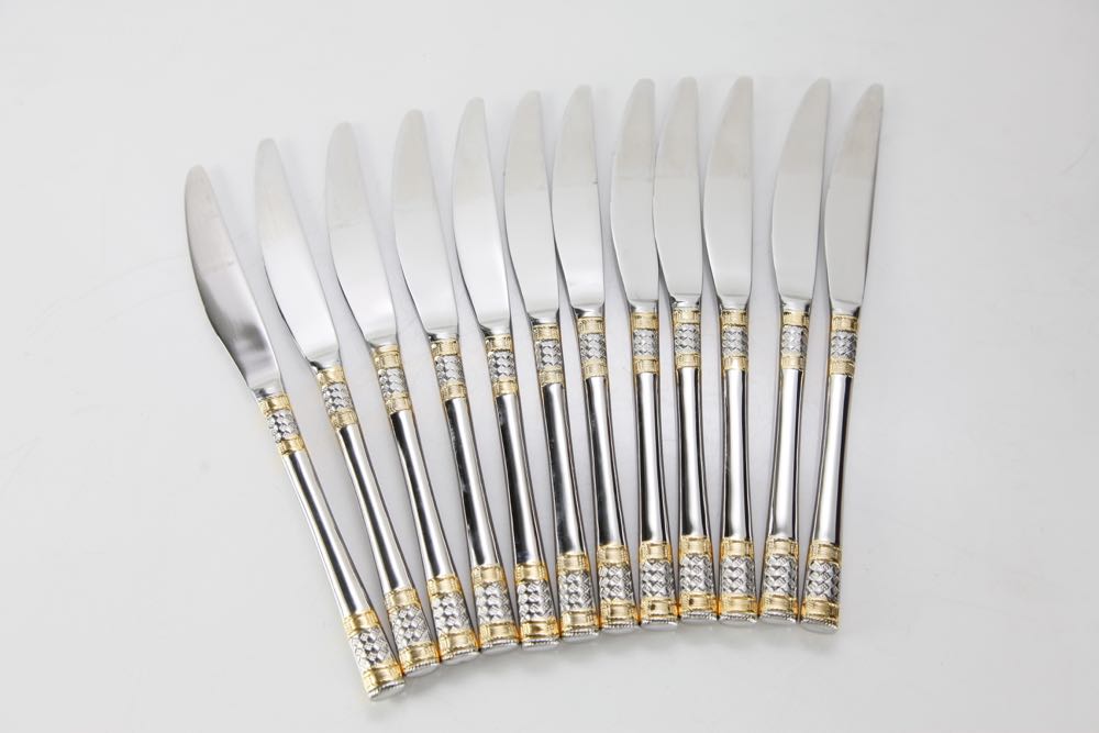Set of Wallace Stainless Steel Flatware