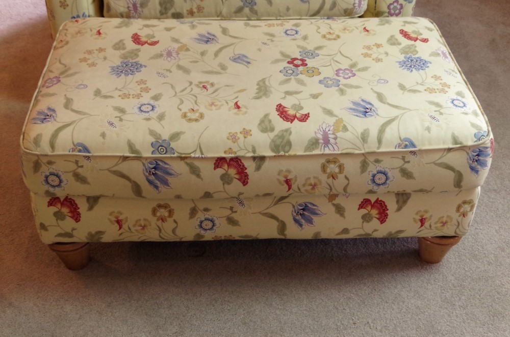 Kincaid Overstuffed Chair and Ottoman