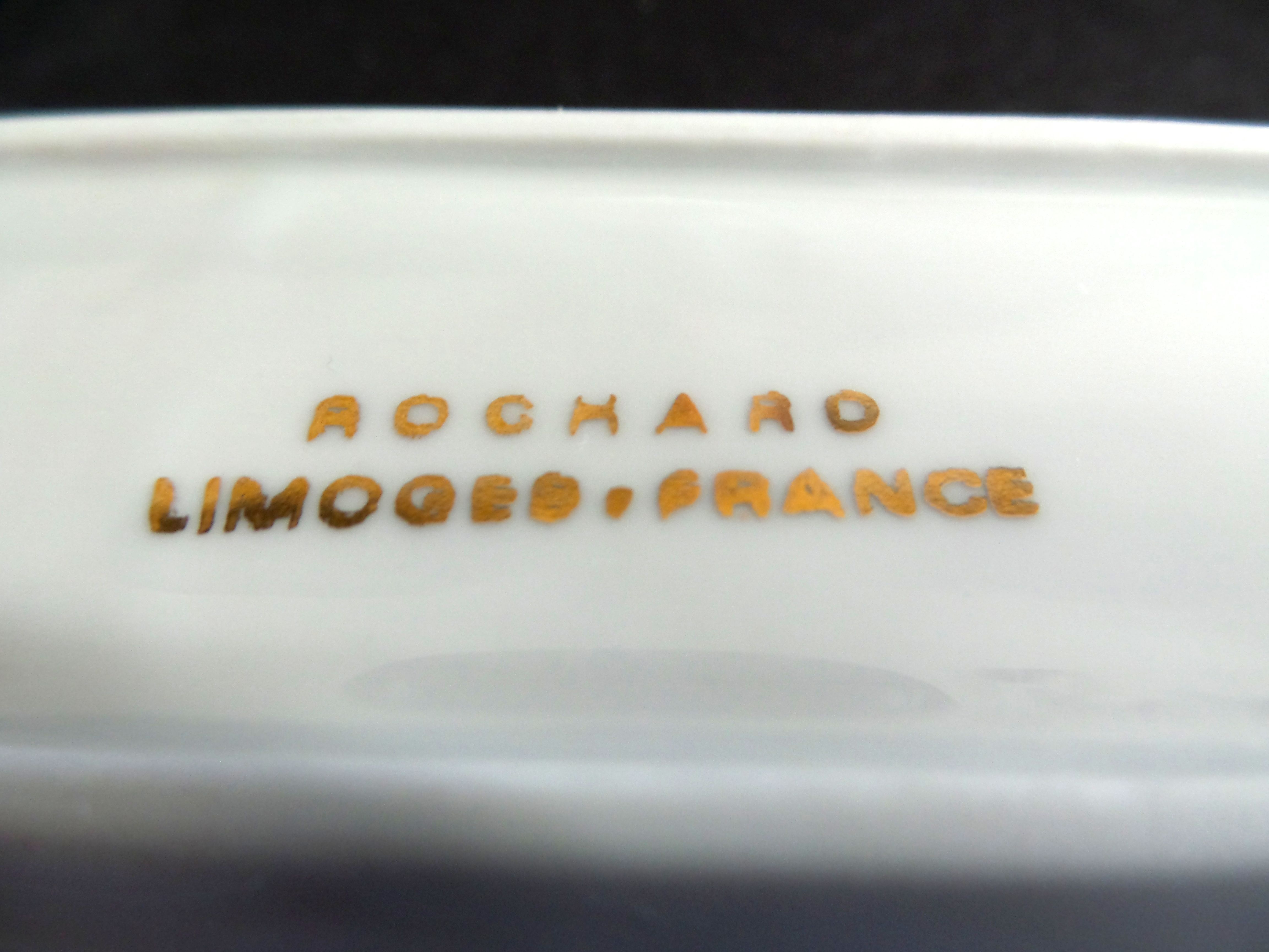 Vintage Rochard Limoges France Vanity Tray