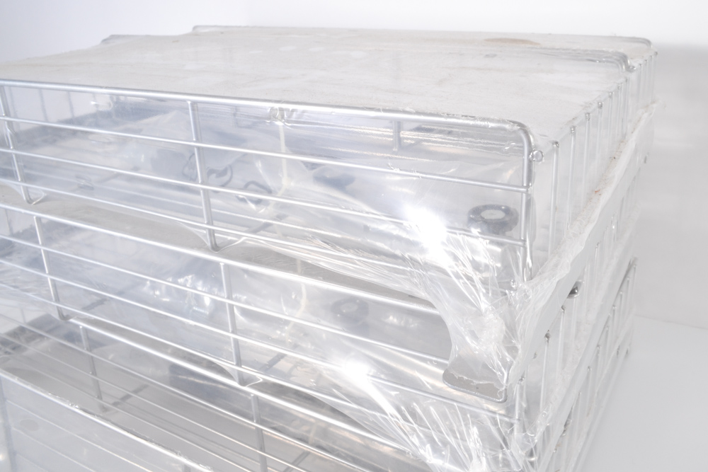 Set of Four Ikea Cabinet Pull-Out Steel Baskets