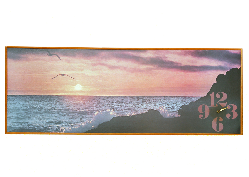 Vintage Sea Escape Wall Clock