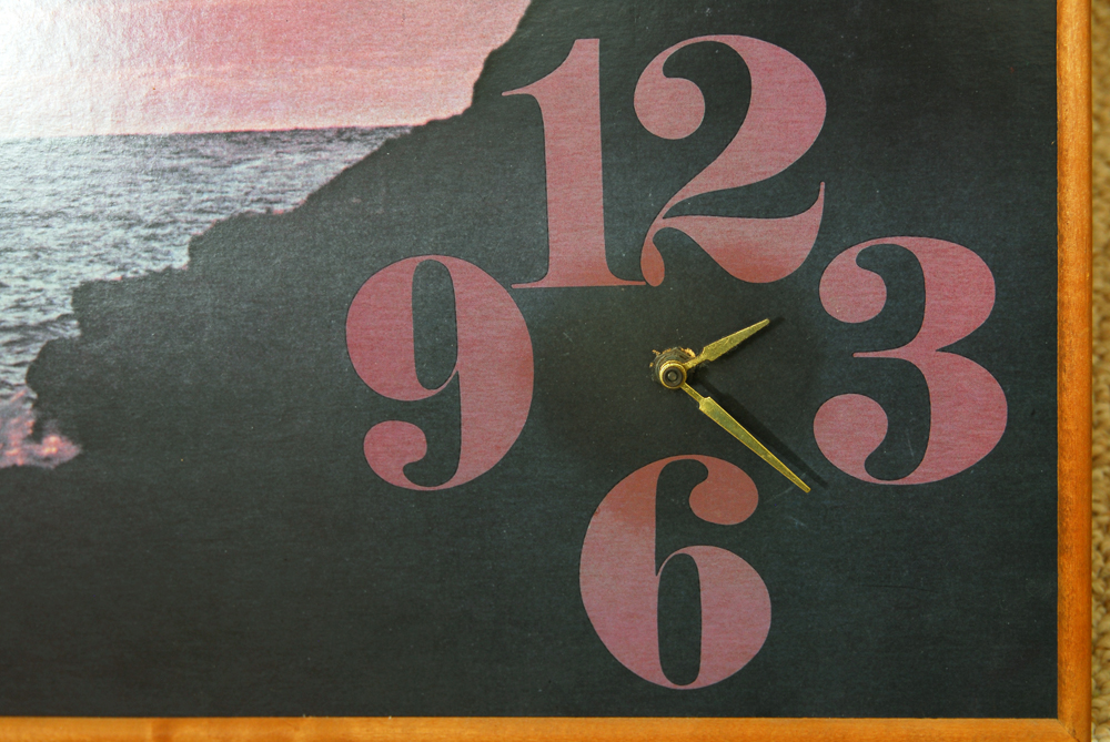 Vintage Sea Escape Wall Clock