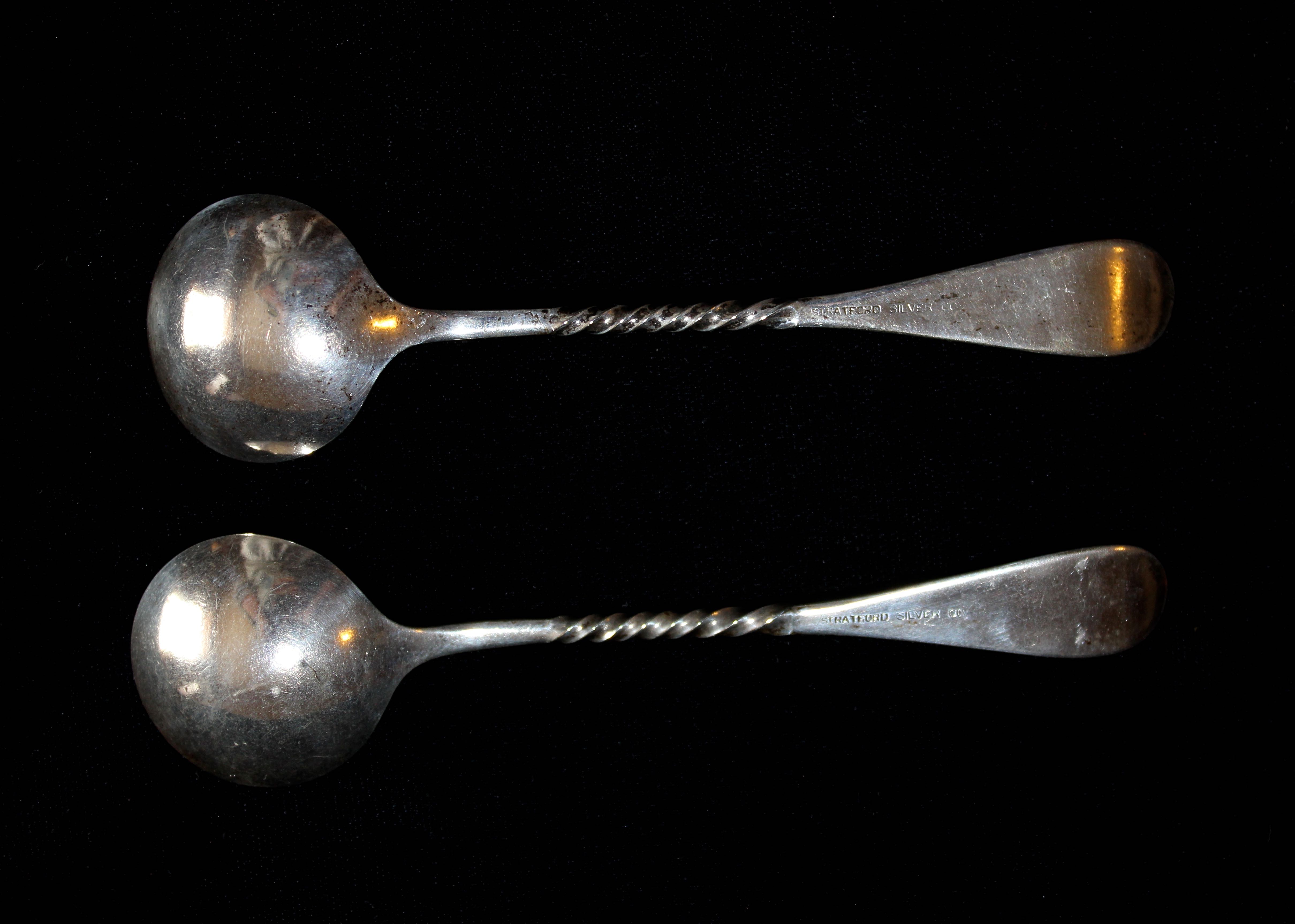 Antique Stratford Silver Co. Silverplate Spoons